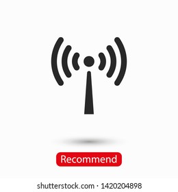 Wi Fi Icon, wireless Icon. Wi fi signal sign modern web icon. Wi Fi network icon. 