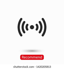 Wi Fi Icon, wireless Icon. Wi fi signal sign modern web icon. Wi Fi network icon. 