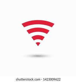 Wi Fi Icon, wireless Icon. Wi fi signal sign modern web icon. Wi Fi network icon. 