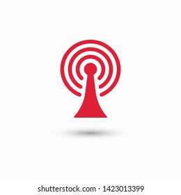 Wi Fi Icon, wireless Icon. Wi fi signal sign modern web icon. Wi Fi network icon. 