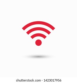 Wi Fi Icon, wireless Icon. Wi fi signal sign modern web icon. Wi Fi network icon. 