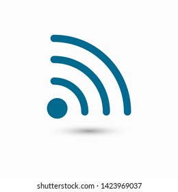 Wi Fi Icon, wireless Icon. Wi fi signal sign modern web icon. Wi Fi network icon. 