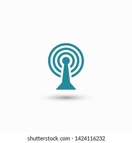 Wi Fi Icon, wireless Icon. Wi fi signal sign modern web icon. Wi Fi network icon. 
