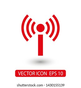 Wi Fi Icon, wireless Icon. Wi fi signal sign modern web icon. Wi Fi network icon.