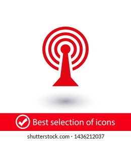 Wi Fi Icon, wireless Icon. Wi fi signal sign modern web icon. Wi Fi network icon.