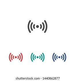 Wi Fi Icon, wireless Icon. Wi fi signal sign modern web icon. Wi Fi network icon.