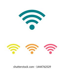 Wi Fi Icon, wireless Icon. Wi fi signal sign modern web icon. Wi Fi network icon.