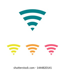 Wi Fi Icon, wireless Icon. Wi fi signal sign modern web icon. Wi Fi network icon.