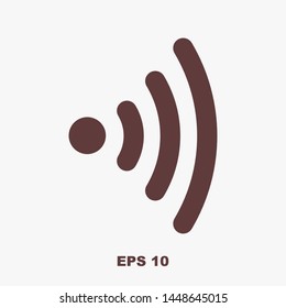 Wi Fi Icon, wireless Icon. Wi fi signal sign modern web icon. Wi Fi network icon.