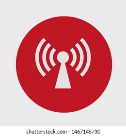 Wi Fi Icon, wireless Icon. Wi fi signal sign modern web icon. Wi Fi network icon.