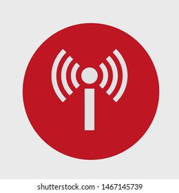 Wi Fi Icon, wireless Icon. Wi fi signal sign modern web icon. Wi Fi network icon.