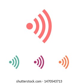 Wi Fi Icon, wireless Icon. Wi fi signal sign modern web icon. Wi Fi network icon.