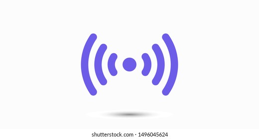 Wi Fi Icon, wireless Icon. Wi fi signal sign modern web icon. Wi Fi network icon.
