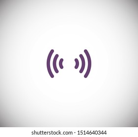Wi Fi Icon, wireless Icon. Wi fi signal sign modern web icon. Wi Fi network icon.