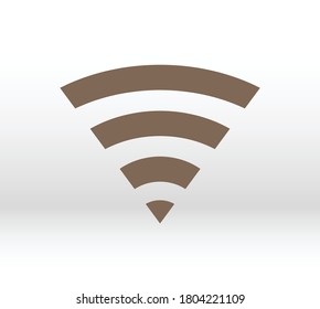 Wi Fi Icon, wireless Icon. Wi fi signal sign modern web icon. Wi Fi network icon.