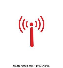Icono Wi-Fi, Icono inalámbrico. Icono de señal Wi fi con un icono web moderno. Icono de red Wi-Fi. Ilustración del vector