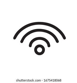 WI FI isolated icon trendy and modern placeholder symbol for logo, web, app, UI.