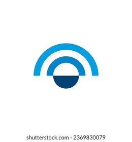 wi fi logo vector image