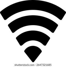 Wi-Fi Design moderno ícone preto
