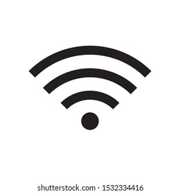 Red Wi-Fi. en un fondo blanco. vectorial