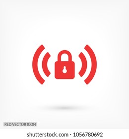 Wi fi password  vector icon