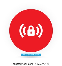 Wi fi password  vector icon