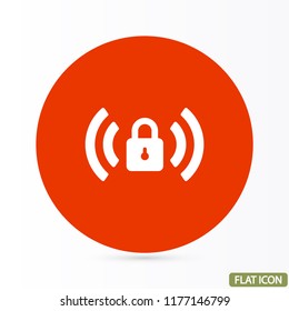 Wi fi password  vector icon