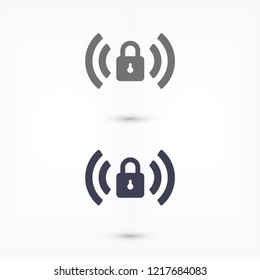 Wi fi password  vector icon