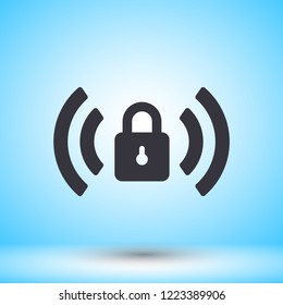 Wi fi password  vector icon