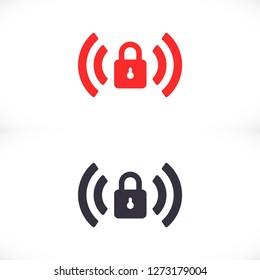 Wi fi password  vector icon
