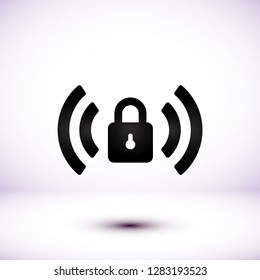 Wi fi password  vector icon