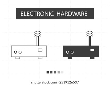 wi fi router, router, electronic hardware icons