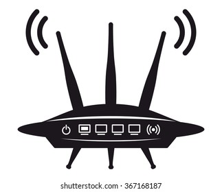 Wi fi router icon
