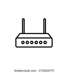 wi fi router icon, vector illustration 