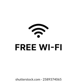 WI FI Sign Free Simple 