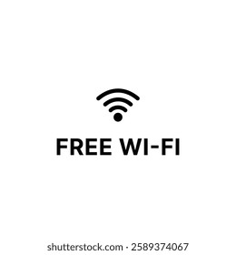 WI FI Sign Free Simple 