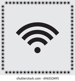 Wi fi sign vector illustration