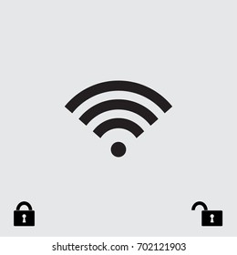 Wi fi sign vector illustration