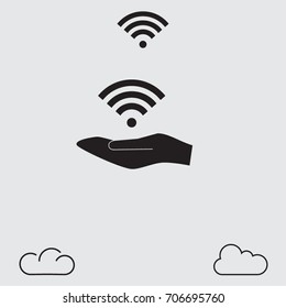 Wi fi sign vector illustration