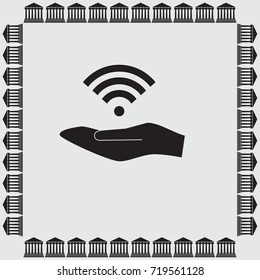 Wi fi sign vector illustration