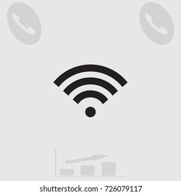 Wi fi sign vector illustration
