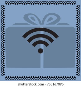 Wi fi sign vector illustration