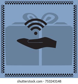 Wi fi sign vector illustration