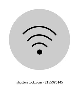 Wi fi signal linear icon. Thin line illustration. Wifi connection contour symbol. Vector isolated outline drawing