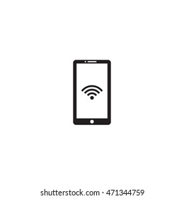 wi fi smartphone vector icon