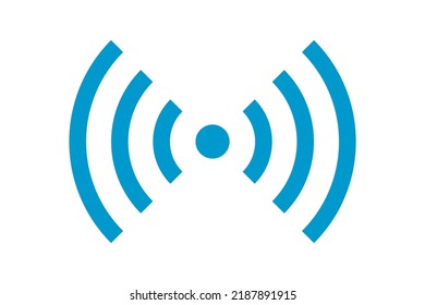 Wi Fi symbol signal connection. Vector wireless internet technology sign. Wifi network communication icon. Radio antenna design.