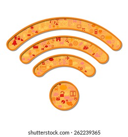 Wi Fi symbol, vector