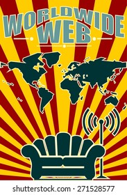 wi fi technology relative background