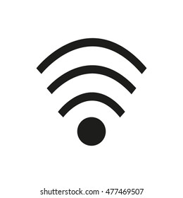 Wifi Wireless Signals Connectivity Icon Vector Stock Vector (Royalty ...