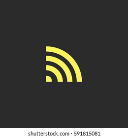 Wi fi vector  icon.